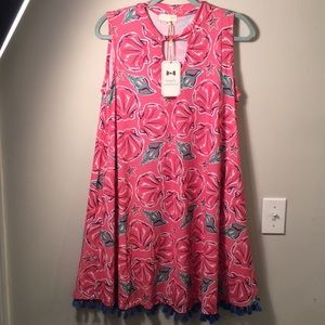 Simply Southern Keyhole Dress Sz L Wilmington